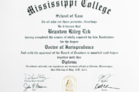 Braxton Eck Diploma